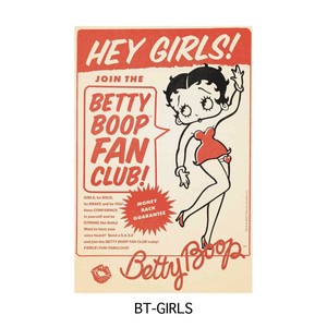 ■2025AW　新作■　BETTY BOOP　ヴィンテージポスター　Sサイズ　BT-GIRLS