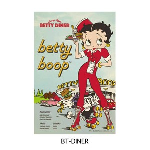 ■2025AW　新作■　BETTY BOOP　ヴィンテージポスター　Sサイズ　BT-DINER