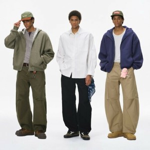 P22971 ファッション ストレート ロングパンツ 2025秋新作 カーブドシルエット レトロ メンズ 立体裁断