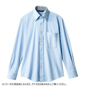 住商モンブラン ニットシャツ 兼用 長袖 ブルー ZK2711-4CB-M Mサイズ
