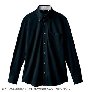 住商モンブラン ニットシャツ 兼用 長袖 黒 ZK2711-1CB-LL LLサイズ