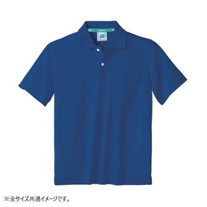 住商モンブラン ポロシャツ 兼用 半袖 ロイヤルブルー 32-5064-5L 5Lサイズ