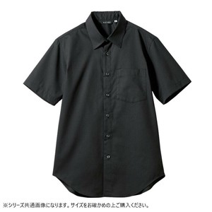 住商モンブラン シャツ 兼用 半袖 黒 SS008-93-3L 3Lサイズ