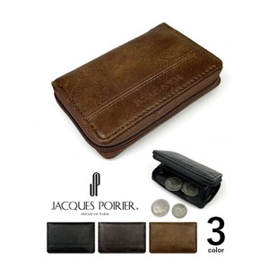 お買い得★全3色 JACQUES POIRIER ジャックポワリエ ラウンドファスナー小銭入れ コインケース(jp1007)