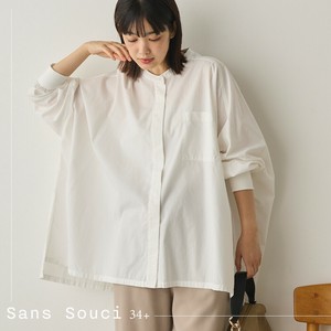 【予約】9/6入荷予定 製品洗いブロード袖口リブBIGシャツ