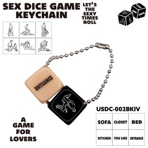 セクシー ダイス ゲーム  キーチェーン　アダルトでロックなキーチェーン　バイカー　アメリカン雑貨