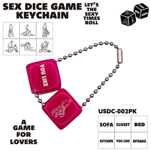 セクシー ダイス ゲーム  キーチェーン　アダルトでロックなキーチェーン　バイカー　アメリカン雑貨