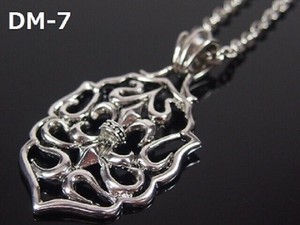メンズネックレス　燃え立つ聖なる紋章ネックレス　SV風