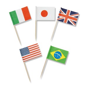 万国旗　5カ国　200本箱入