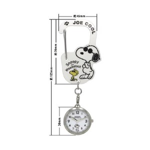 フィールドワーク アクリルカラビナウォッチ スヌーピー PNT022 WH / FIELD WORK / 腕時計