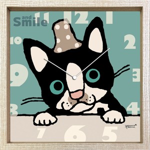 アーティストクロック YOSHIHITO TAKEUCHI Artist Clock neko ネコ