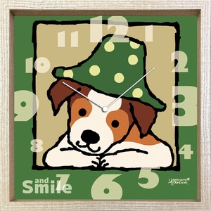 アーティストクロック YOSHIHITO TAKEUCHI Artist Clock neko ジャックラッセル