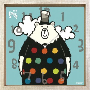 アーティストクロック YOSHIHITO TAKEUCHI Artist Clock neko シロクマ