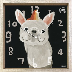 アーティストクロック YOSHIHITO TAKEUCHI Artist Clock neko フレンチブルドッグ