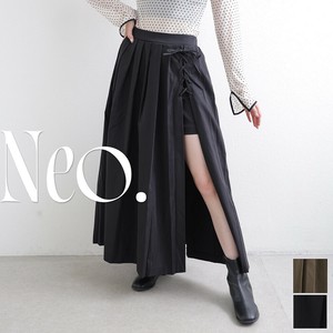 ■Neo.■ ワンサイドリボン プリーツスカート　2025ss新作