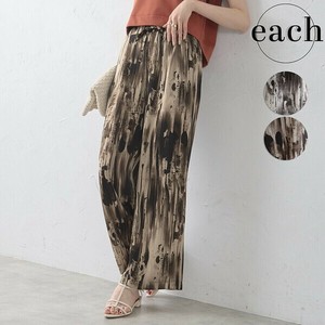 【each　新作入荷】水墨柄リラックスワイドパンツ 2025AW モード新作 人気 each東京