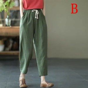 カジュアルパンツ  九分丈 無地 快適 レディース ファッション  DYLA947