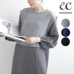 2025AW　レイヤード風切替ワンピース　2025新作　Economico