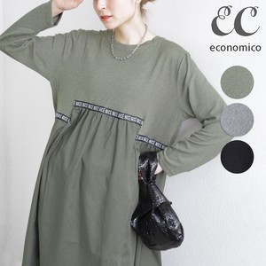 2025AW　テープ使いワンピース　2025新作　Economico