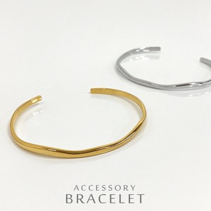 ▼MAGGIO▼ニュアンスウェーブステンレスバングルブレスレット