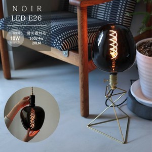 Edison Bulb LED E26 Noir [POMME / ポム]