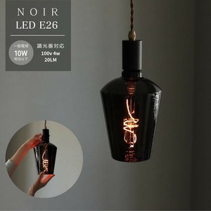 Edison Bulb LED E26 Noir [LANCE]