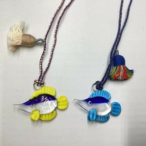 ネックレス　個性的　デザイン　魚　熱帯魚