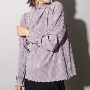 【2025年　秋物　晩夏　新作　クリスタルプリーツ×チュールメロータートル】全3色
