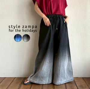 【2025AW新作】グラデーションブリーチ加工ワイドパンツ