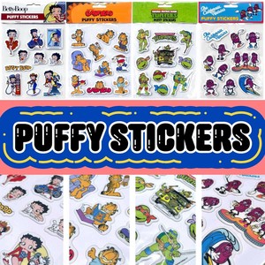 【ぷっくり立体が可愛いシール♡】【アメキャラたっぷり！】PUFFY STICKERS◾️パフィーステッカー