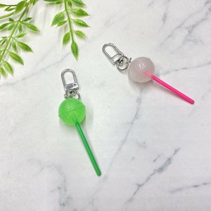 キーホルダー　チャーム　個性的　キャンディ　アメ　ロリポップ