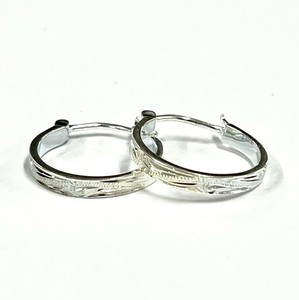 【セール】ハワイアンジュエリー ピアス 15mm フラットピアス