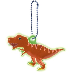 【スケーター】リフレクターキーホルダー ディノサウルス　ピクチャ