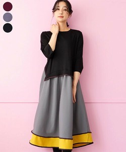 Casual Dress Design A-Line Switching 7/10 length [2025 NEW]