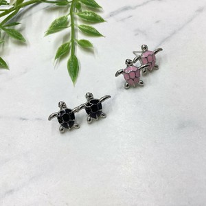 ピアス　個性的　シルバー　カメ　亀