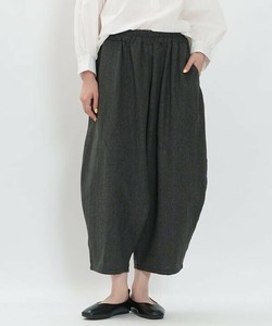 【2025秋冬新作】チマぽよPT 麻素材 ウエストゴム サルエルパンツ