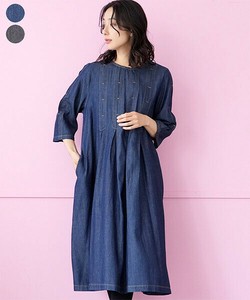 2025年新商品 洋装/连衣裙 缝线/拼接 7分袖