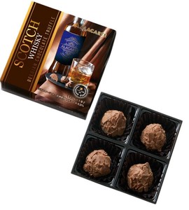 【予約販売：26年VD】【アラカルト】※10月29日受注締※　ベルギー産ウィスキートリュフS　4個