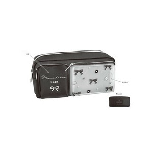 ★新商品10月上旬発売★【クーリア】Wクリアポケットペンポーチ