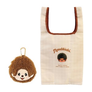 12月下旬入荷　9/12受注締め切り　【ティーズ】モンチッチぬいぐるみエコバッグ　モンチッチくん