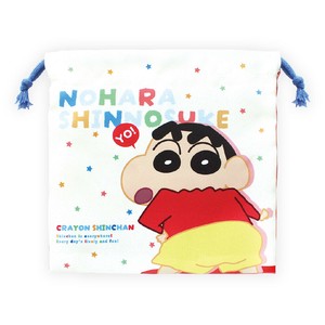 12月下旬入荷　9/12受注締め切り【ティーズ】クレヨンしんちゃんフラット巾着　しんちゃんワールド