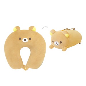 12月下旬入荷　9/12受注締め切り【ティーズ】リラックマおでかけ2wayネックピロー　リラックマ