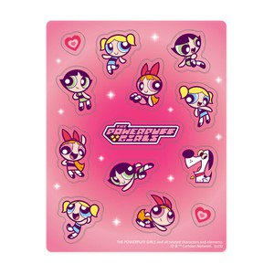 11月下旬入荷　9/12受注締め切り【ティーズ】パワーパフガールズアクリルフレーク　ピンク