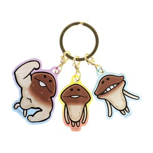 12月下旬入荷　9/12受注締め切り【ティーズ】おさわり探偵なめこ栽培キット3チャームキーホルダー　単体