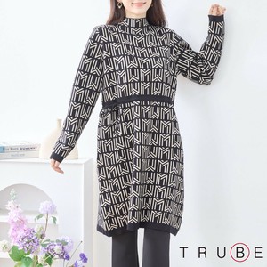 Casual Dress Geometric Pattern Knit dress [2025 NEW]