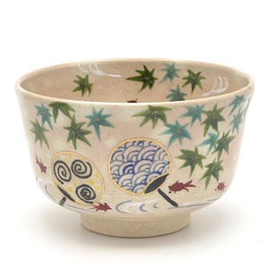 ※現品限り※【抹茶碗】京焼抹茶碗 「夏祭り」／手描き 日本製 抹茶茶碗 和食器 清水焼