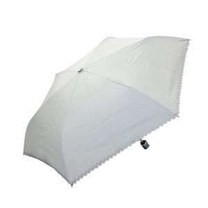 藤田屋 折りたたみ傘 50cm ヒートカット　無地 ホワイト SM-1307(KT)
