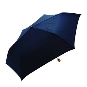 藤田屋 再生生地折りたたみ傘 60cm 再生生地 ミニ折 ネイビー×ブラック RM60-2281
