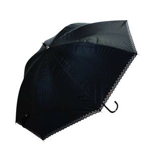 藤田屋 晴雨兼用長傘ショート 50cm ヒートカット 無地 ブラック SS-1307(KT)