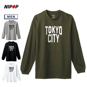 【予約】 長袖Tシャツ 東京 ロゴ プリント インバウンド お土産 ロンT トップス メンズ ユニセックス